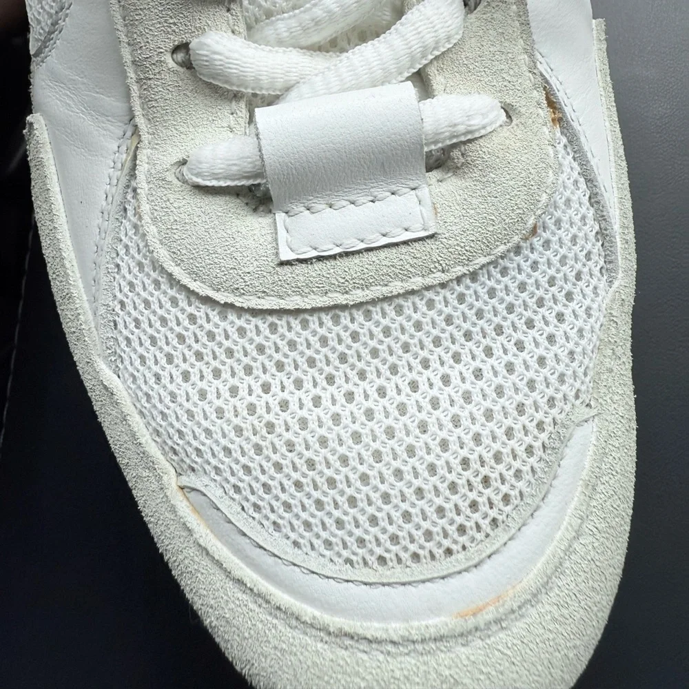 Celine Women's White and Cream Sneakers - Picture 6 of 6